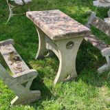 Ancien petit salon de jardin d'enfants