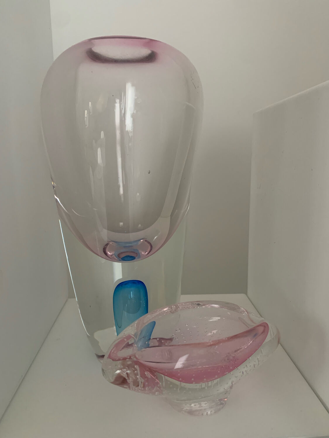 Murano submerged vase