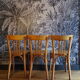 3 chaises de bistrot Baumann vintage