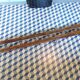 Paire de skis vintage en bois