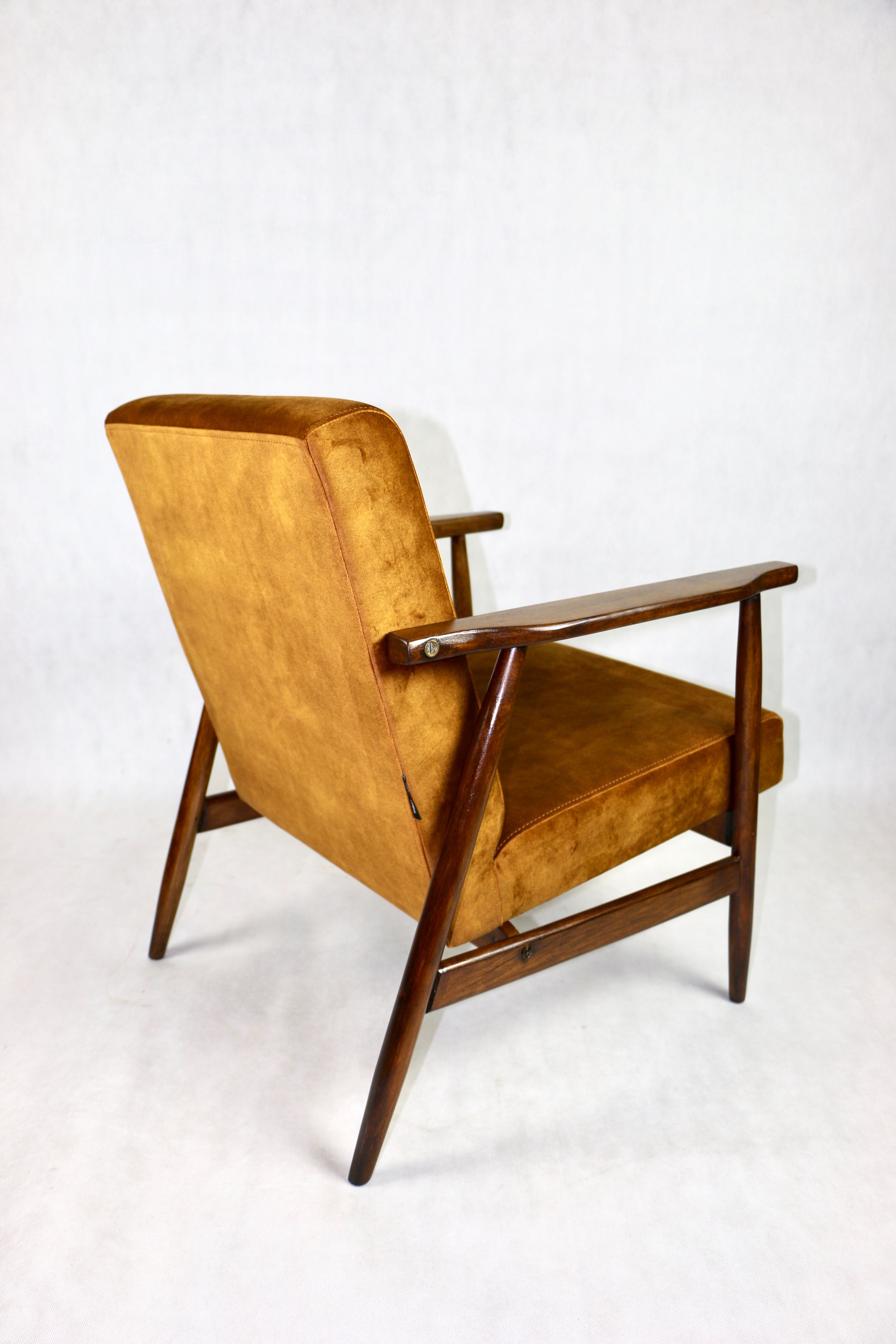 Vintage easy chair in brown chameleon, 1970s
