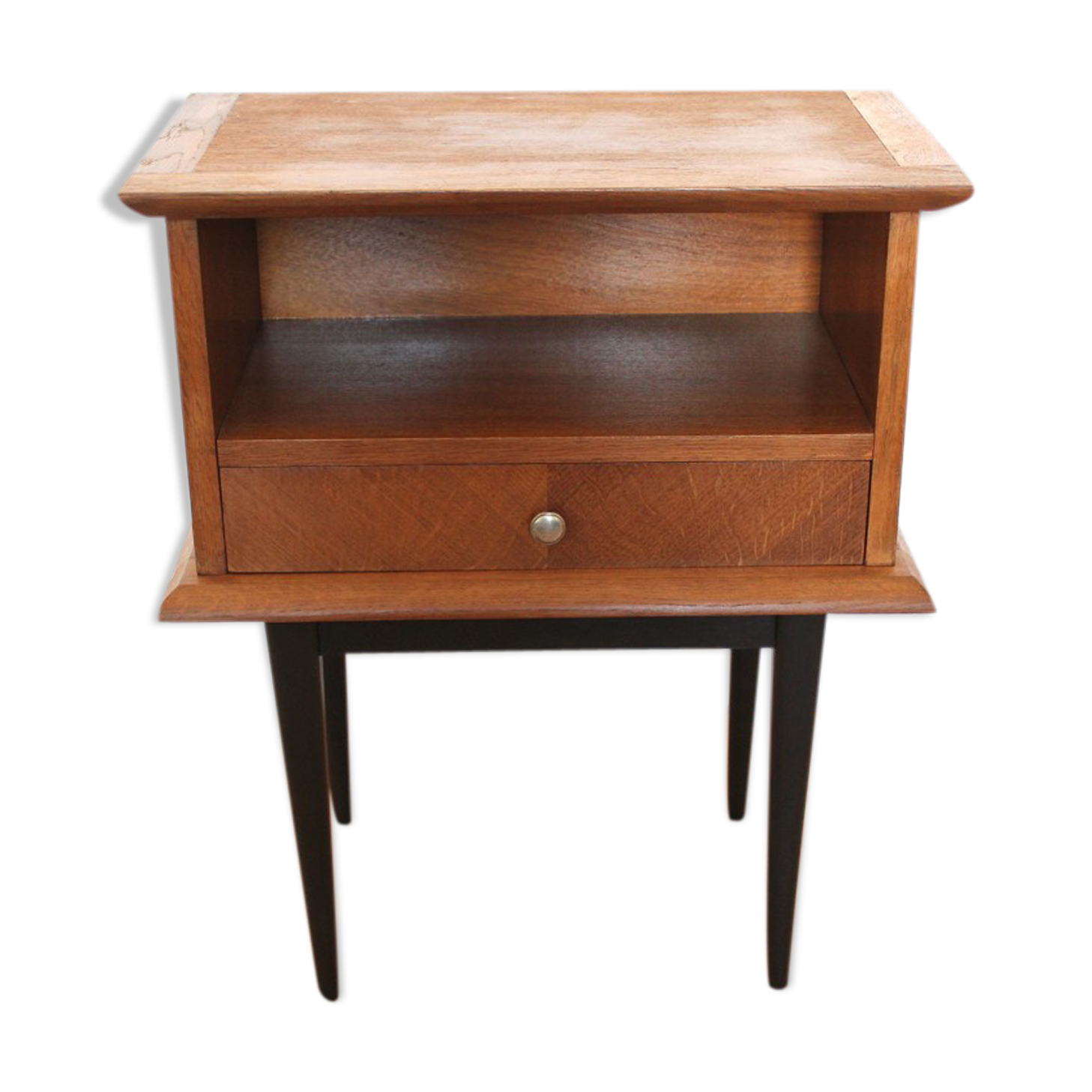 Vintage wooden bedside table