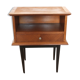 Vintage wooden bedside table