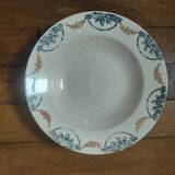Assiettes en terre de fer Longwy