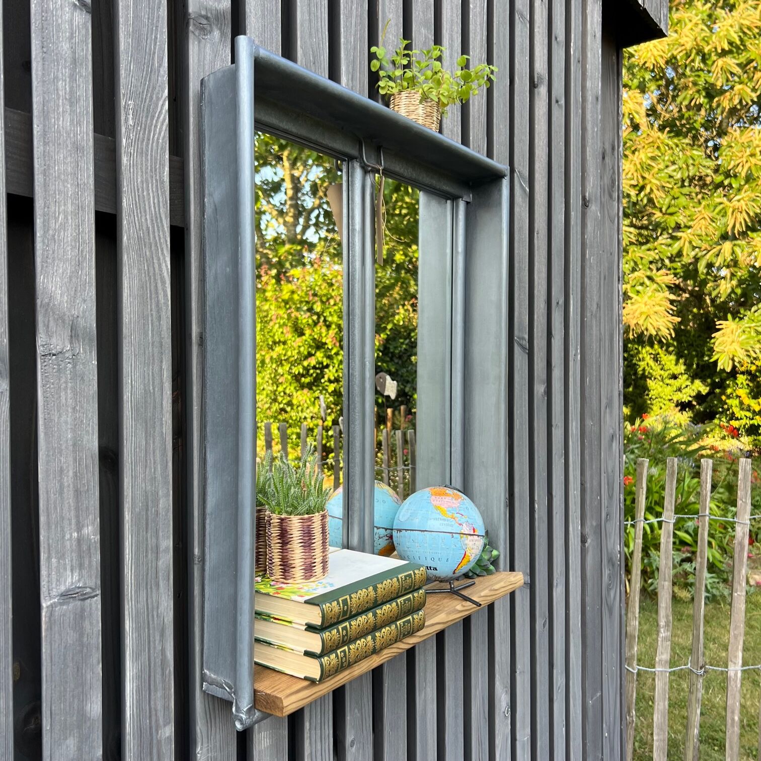 Miroir en zinc
