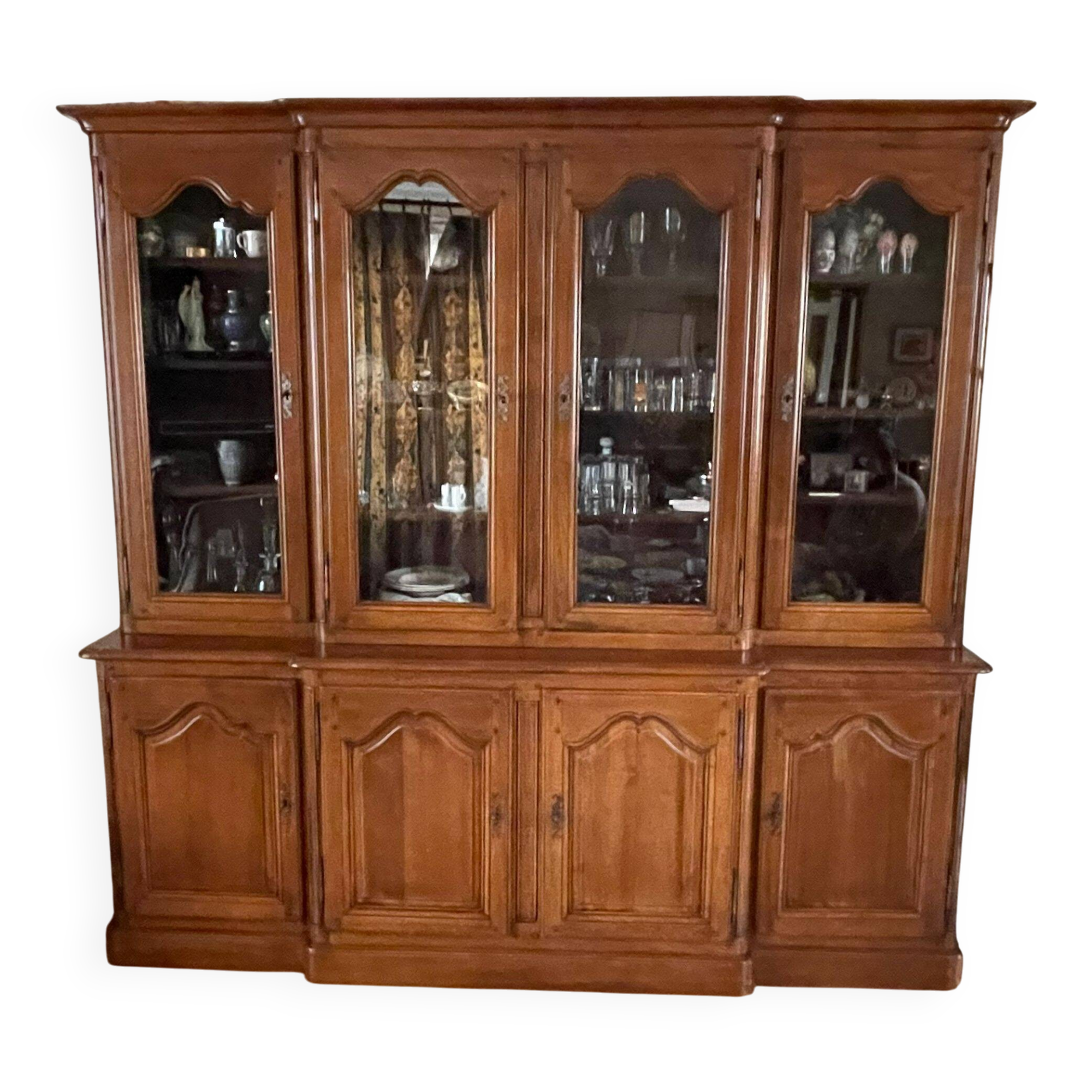 Roche Bobois Cherry Wood Display Cabinet