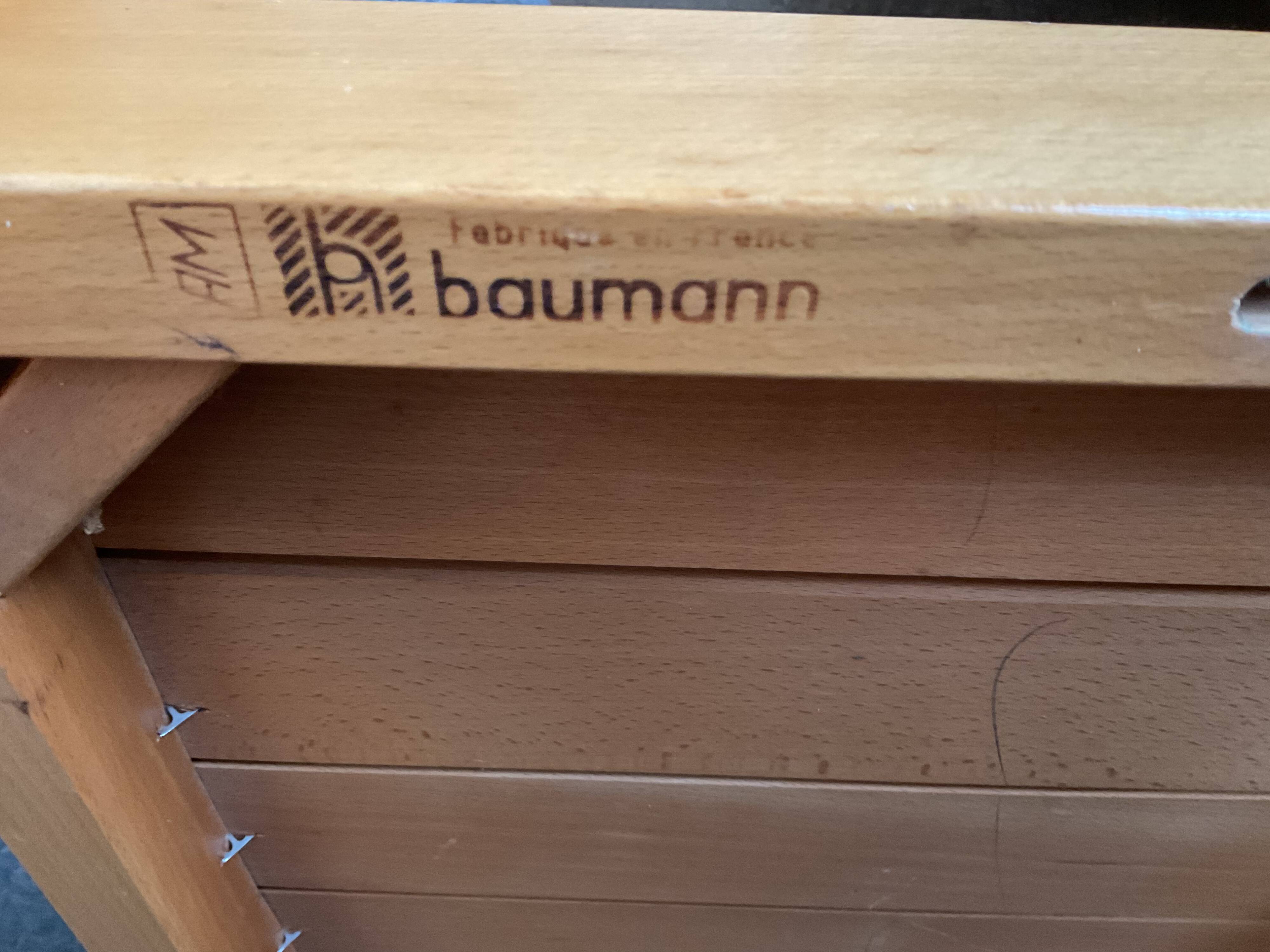 4 vintage Baumann chairs