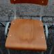 Set of 12 vintage industrial chairs