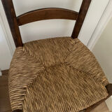 Chaise paillée