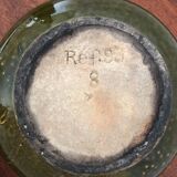Glazed ceramic salad bowl