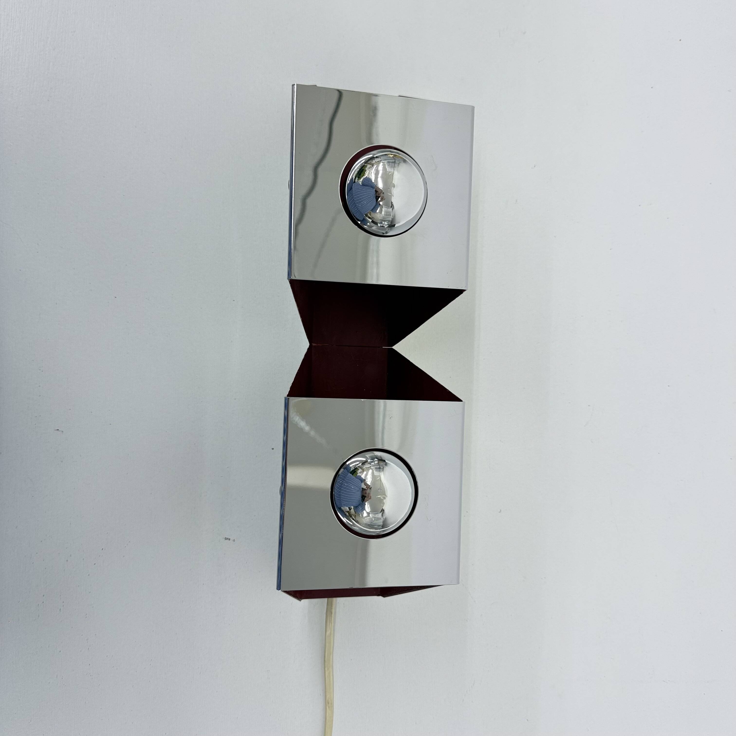 Vintage wall lamp space age , 1970s