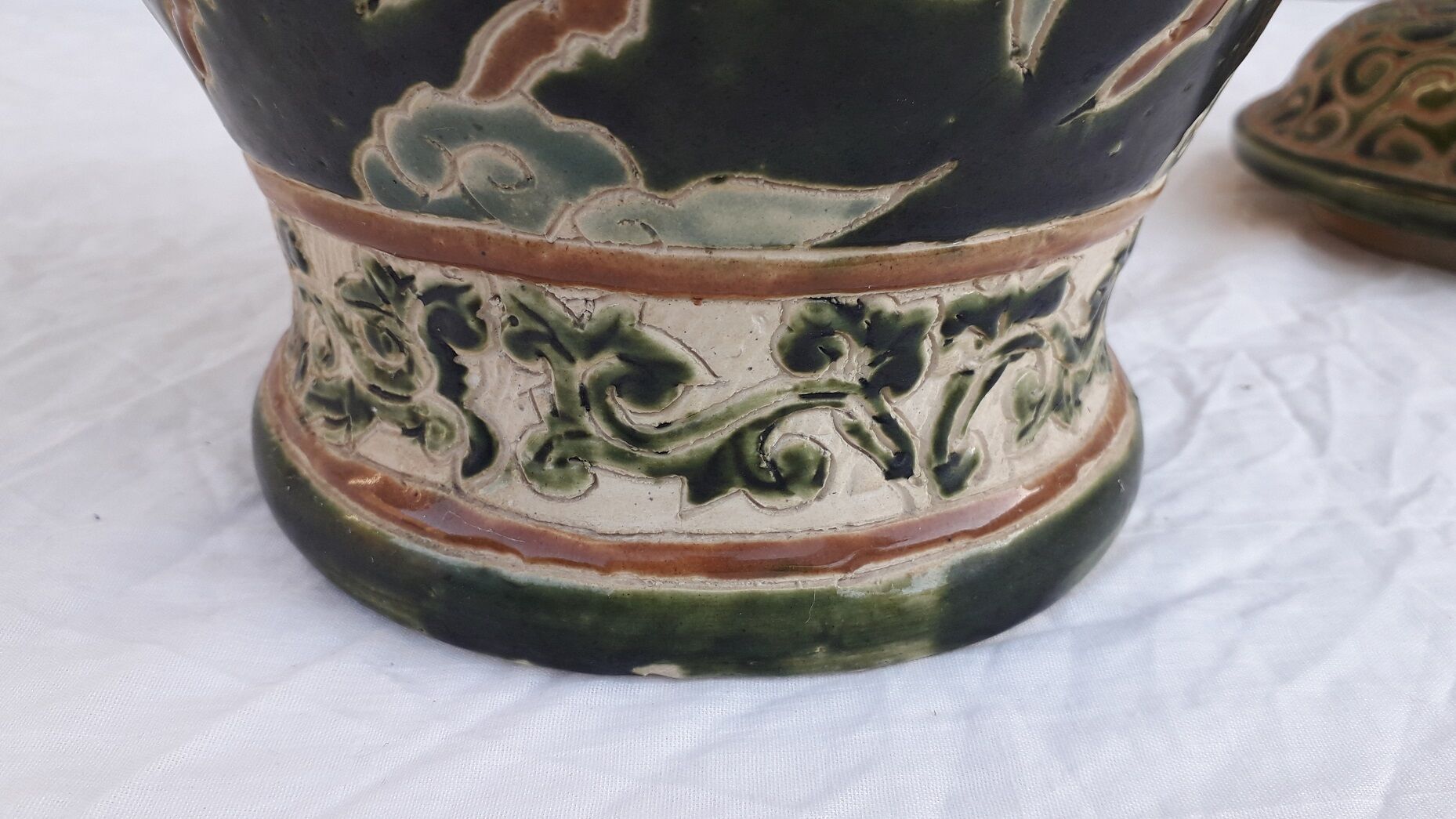 Ceramic covered pot
