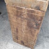 Old solid wood bench