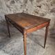 French antique writing desk in walnut, Louis XVI style, late 19th century, circa 1880–1900.