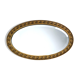 Miroir artd éco ovale doré 60 x 36 cm