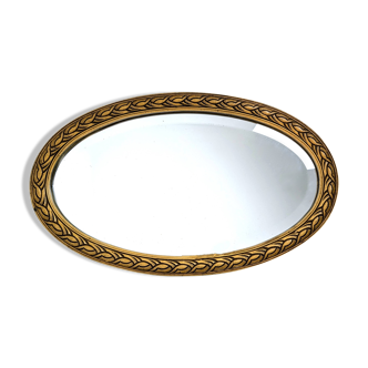 Artd Eco Oval Gold Mirror 60 x 36 cm