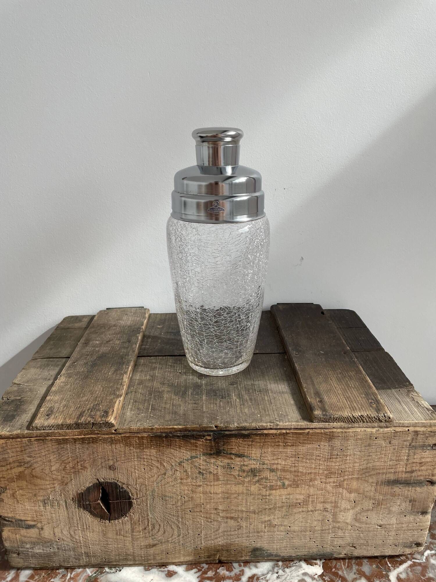 DeMeyere Inalterable Crystal Shaker - Crystal Martini Shaker Ice Bucket - Belgium