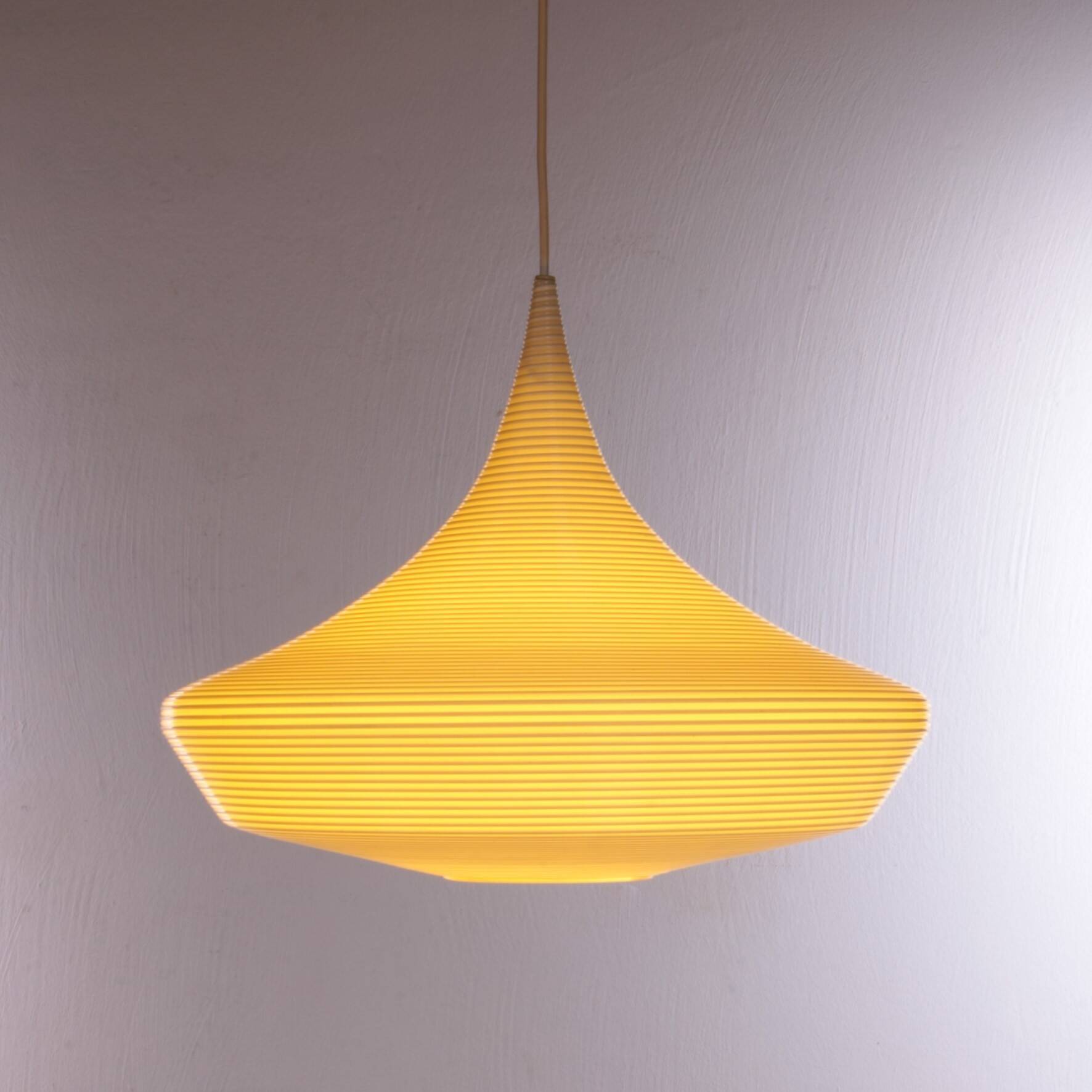 Vintage Pendant Lamp by Yasha Heifetz for Rotaflex Heifetz, 1960s