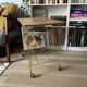 Vinyl rack trolley on wheels