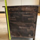 Night table 3 drawers in vintage wood
