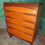 Vintage dresser in teak and walnut