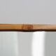 Large Vintage seventies Ibiza style rectangular mirror with bamboo frame