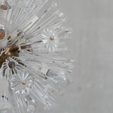 Pendentif autrichien en verre et laiton du milieu du siècle par Emil Stejnar