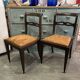Paire de chaises de style Régence années 40