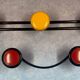 Coat rack, iron & plastic hook vintage trend 24 & 40 cm lot of 2