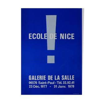 Affiche Ecole de Nice