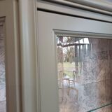 Bronze green display cabinet bookshelf