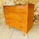 Vintage 4-drawer chest of drawers by Capelle, circa 1960s