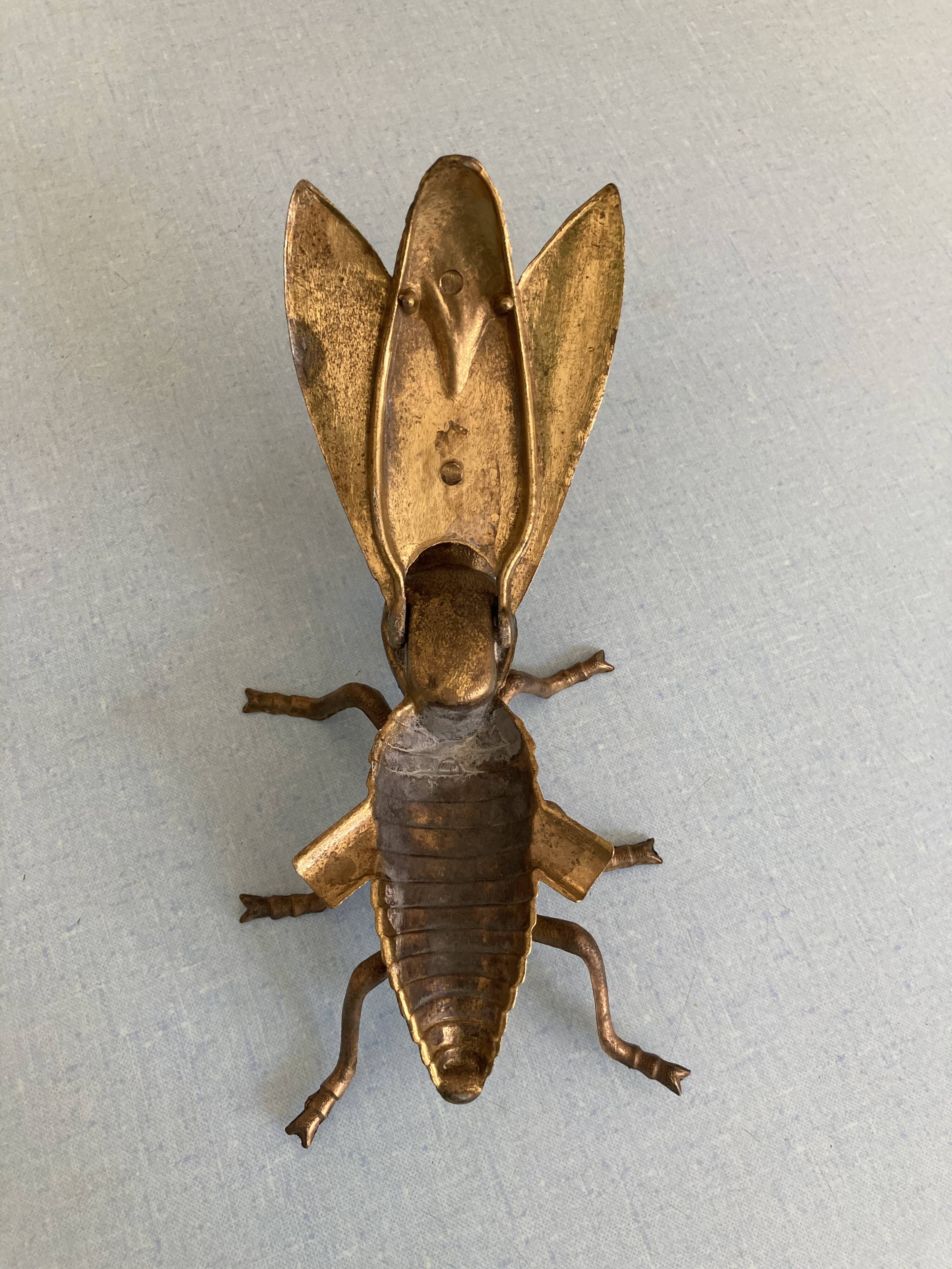 Ashtray brass fly