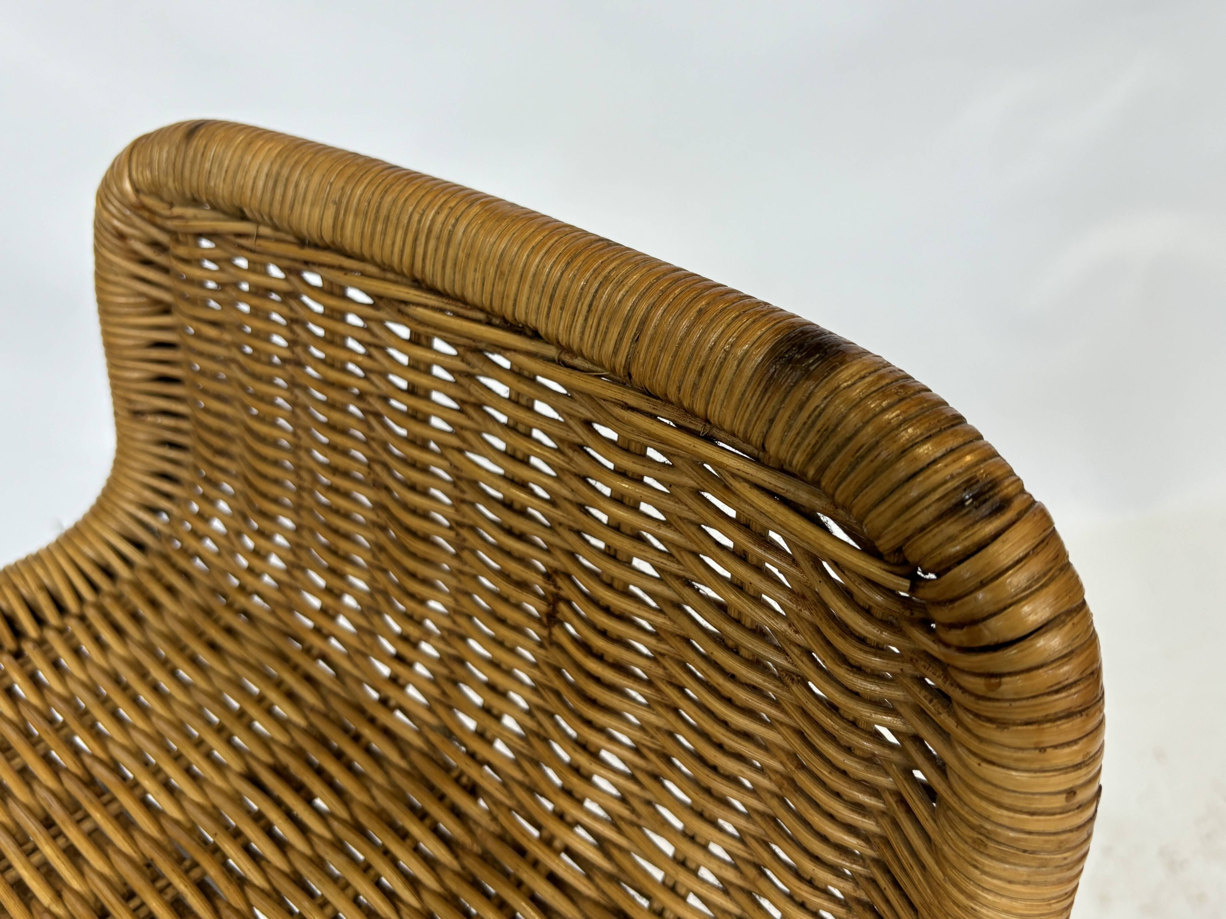 Tabouret de bar vintage Dirk van Sliedregt Rohe Noordwolde 1960 Pays-Bas