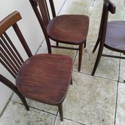 4 chaises bistrot vintage