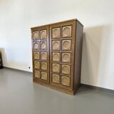 Buffet brutaliste vintage années 70 Gerard Bartels