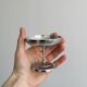 12 stainless steel footed bowls, Letang Remy style