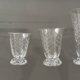 DAUM crystal glass set, KIM EPIS collection - 1950s