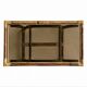 Bamboo and rattan coffee table