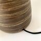 Ceramic lamp, 2m fabric cable, fabric lampshade