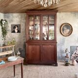 Glass-fronted bookcase