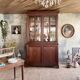 Glass-fronted bookcase