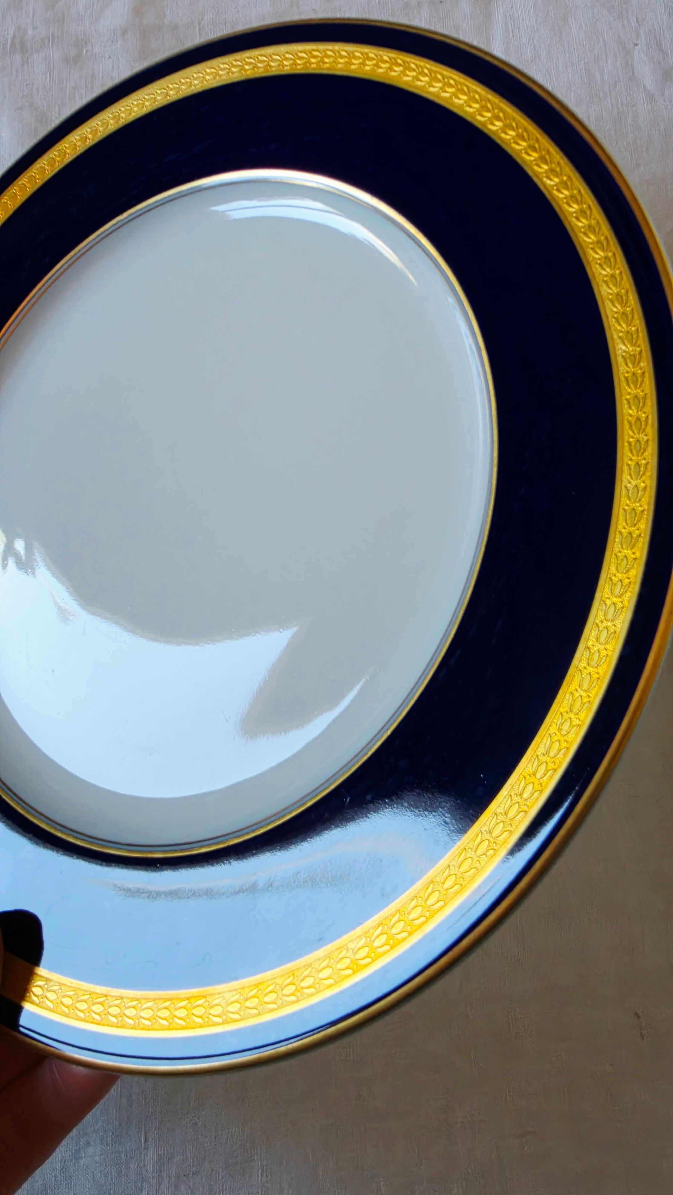 Service de 6 assiettes plates Rosenthal Classic Rose