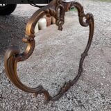 Louis XV style rock mirror in bronze  69x70cm
