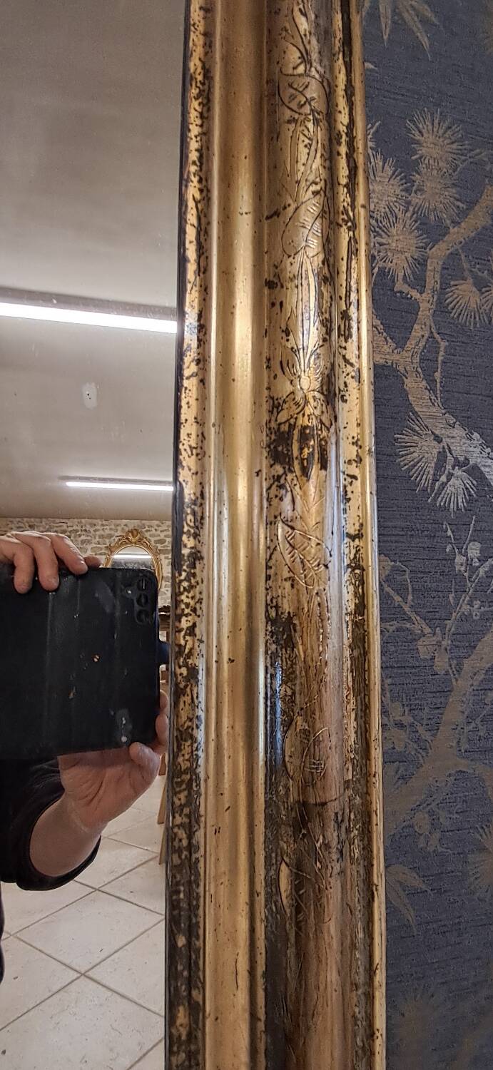 Miroir époque Louis Philippe 149 x 87