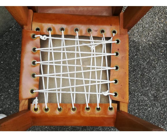 Paire de chaises S24 par Pierre Chapo 1960