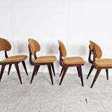 Set of 4 vintage scandinavian dining chairs, 1960s