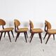 Set of 4 vintage scandinavian dining chairs, 1960s