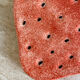 Dessous de plat en céramique fraise