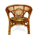 Rattan chair, Sweden, 1970